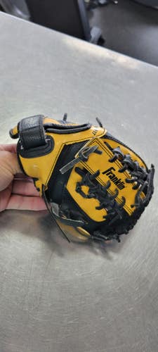 Used Franklin 9.5 BB/SB Glove RH Throw Yellow 9 1/2" 11497-C000161863