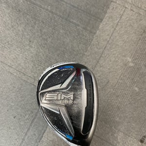 Used Taylormade SIM MAX Mens Hybrid Club RH 6 Hybrid 11614-S000244753