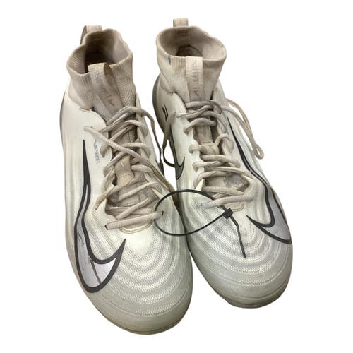 Used Nike Adult FB Cleats White Senior 11 11846-S000111125