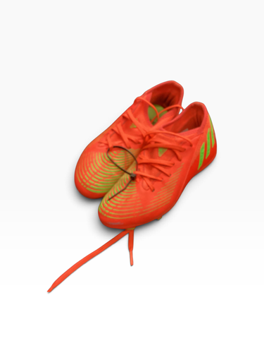 Used Adidas Soccer Cleats Orange Junior 02 11846-S000111110