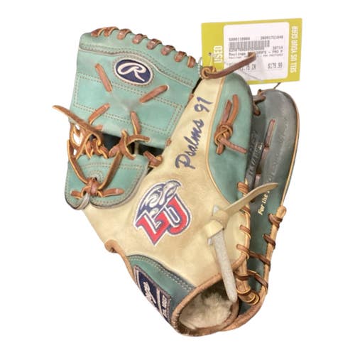 Used Rawlings PROS205FS - PRO PREFFERED BB/SB Glove RH Throw White 11 3/4" 11846-S000110988