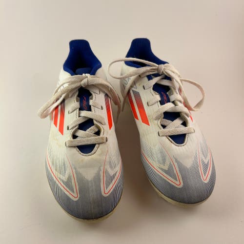 White Kids 13K (Little Kids) Adidas F50 adizero Cleats (Used)