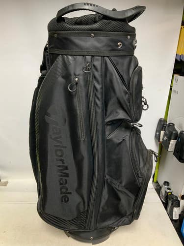 Used Taylormade BLACK Mens Cart Bag Black 11823-S000042109