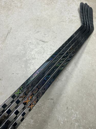 4 PACK 90 Flex P28M Senior CCM XF Ghost Pro Left Hand Hockey Stick Pro Stock (New)