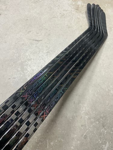 6 PACK 90 Flex P28M Senior CCM XF Ghost Pro Left Hand Hockey Stick Pro Stock (New)