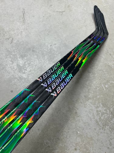 4 PACK 95 Flex P92 Senior Bauer Flylite Left Hand Hockey Stick Mikko Rantanen NHL Pro Stock