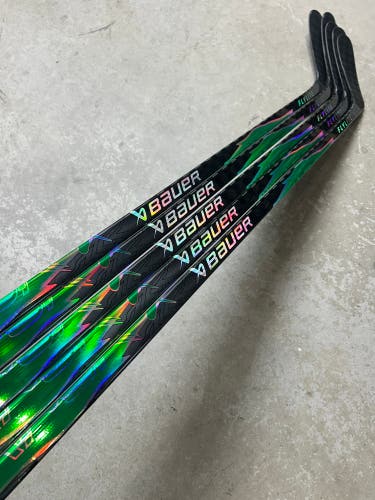 5 PACK 95 Flex P92 Senior Bauer Flylite Left Hand Hockey Stick Mikko Rantanen NHL Pro Stock