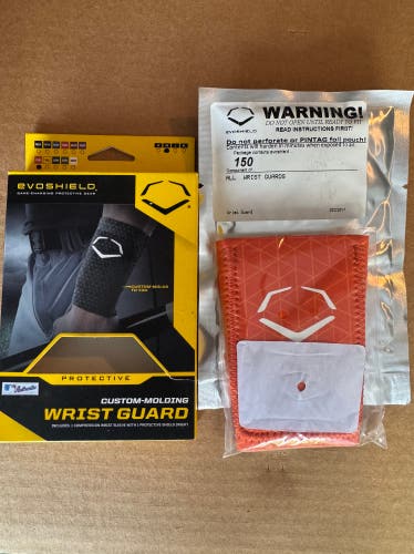 Orange Senior EvoShield Elbow Guard Wrist Guards (New)
