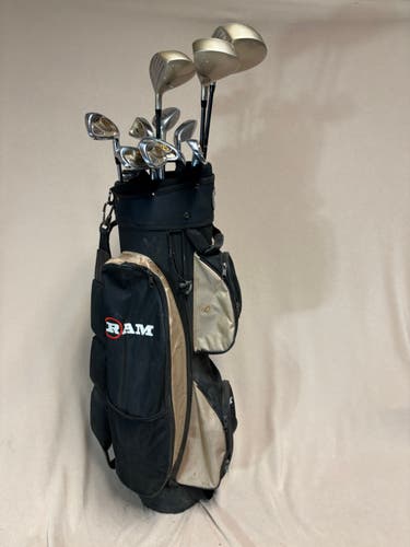 Men's RAM G-Force Right Handed Clubs (Full Set) Regular Flex 12 Pieces (Used)