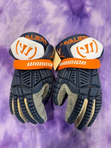 University Of Virginia Warrior Evo V Lacrosse Gloves (Used)