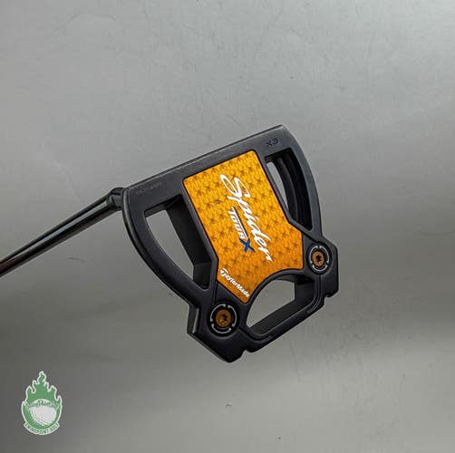 Left Handed TaylorMade Spider Tour X X3 35" Putter Black Steel Golf Club