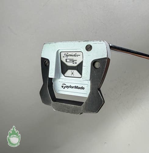 Used Right Handed TaylorMade Spider GTX White 35" Putter Steel Golf Club