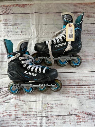 Junior Bauer RSX Inline Skates Regular Width Size 4 (Used)