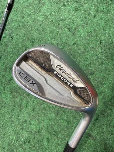 Cleveland CBX ZipCore 56° Wedge RH (Wedge Flex) Catalyst Spinner 80 Shaft (Used)
