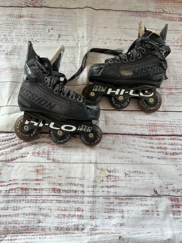 Youth Mission Inhaler DS7 Inline Skates Regular Width Size 11 (Used)