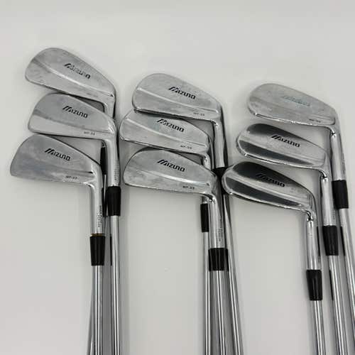 Mizuno MP 33 2-PW Iron Set RH True Temper Precision Rifle 6.0 Stiff 9 Clubs