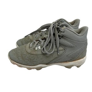 Used Under Armour Leadoff Mid Jr 1 BB/SB Cleats Grey  11692-S000157891