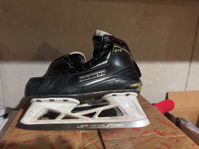 2018 Bauer Supreme S29 Hockey Goalie Skates Regular Width Size 3.5 (Used)