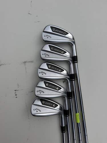 Callaway Apex Ai200 Iron Set 6-PW KBS Tour Lite Extra Stiff Flex -1/2" NICE