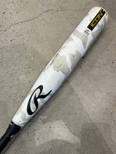 2025 Rawlings Icon Composite Bat USSSA Certified (-8) Composite 23 oz 31" (Used)