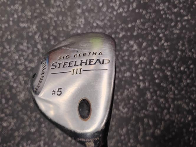 Used Callaway BIG BERTHA STEELHEAD III Mens Fairway Wood RH 5 Wood 11849-S000044764