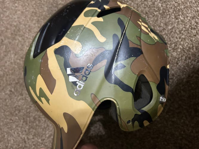 7 3/8 Adidas Triple Stripe Batting Helmet (Used)