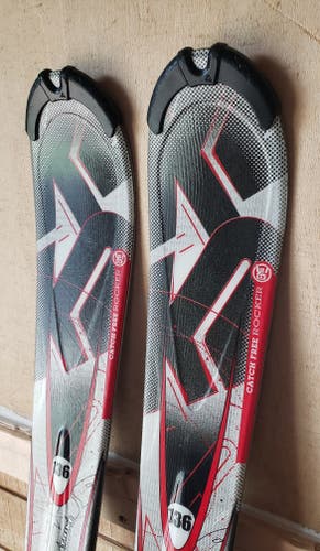 136cm JUNIOR BOYS Skis K2 AMP STRIKE w/MARKER MOD 7 BINDINGS *USED* CLEANED*