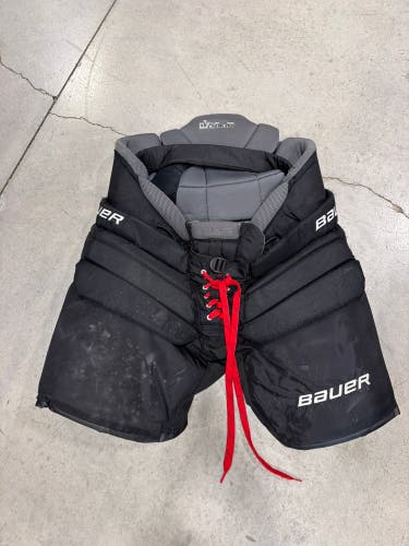 Black Senior Large/Extra Large Bauer Elite Hockey Goalie Pants (Used)