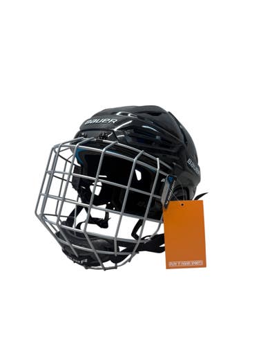 Used Bauer RE AKT 55 Helmet Cage Combo Black MD 11835-S000211679