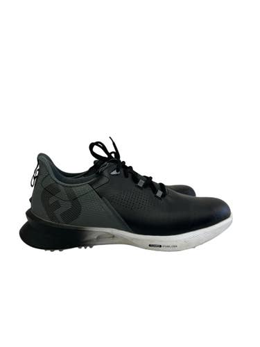 Used Foot Joy FUEL Mens Golf Shoes Black And Grey Senior 10 11692-S000157871