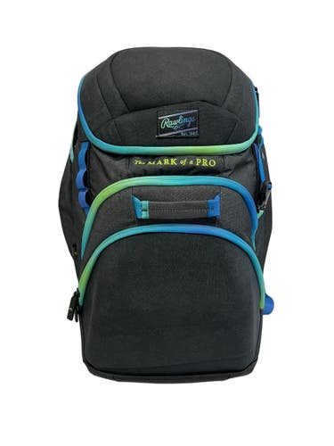 Used Rawlings GOLD COLLECTION BB/SB Player Backpack Black 11692-S000157884