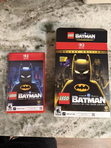 LEGO Batman Legacy Dark Knight Deluxe Edition Nintendo Switch 2 Batsuit (NO FIG)