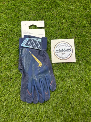 Nike Alpha Elite Jackie Robinson MLB PE Batting Gloves (HJ1853-456) - Size XL - New