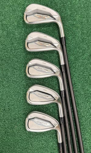 2026 Callaway QUANTUM MAX Iron Set 6-PW MRH MMT Regular Flex 70g Graphite +1/2"