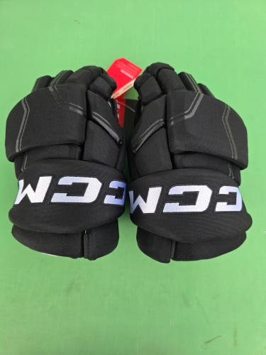 NEW Black Senior CCM HGQL Gloves 14"
