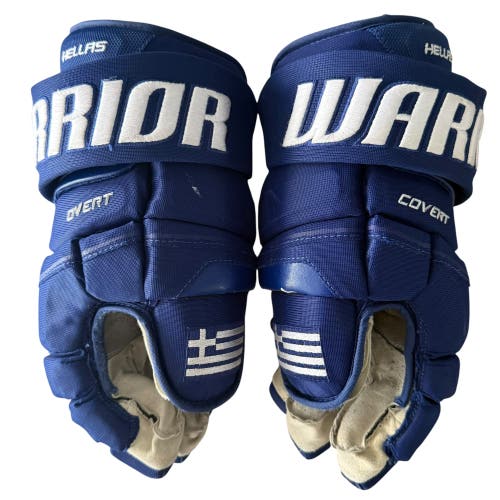 Team Greece Warrior Covert Pro Gloves 14" Pro Stock (Used)