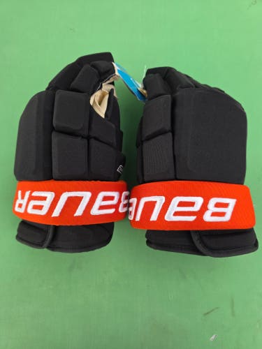 NEW Orange Senior Bauer Pro Series Gloves 14" Pro Stock