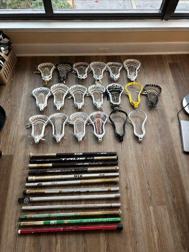 Lacrosse Heads and shafts