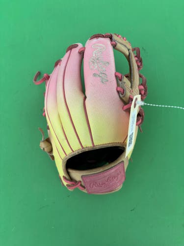 Pink Rawlings Heart of the Hide RH Infield Baseball Glove 11.75"