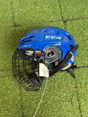Blue Medium CCM Tacks 910 Helmet (Used)