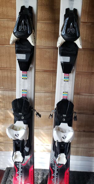 136cm SKIS K2 AMP Strike with SALOMON L7 EZ TRACK SYSTEM BINDINGS