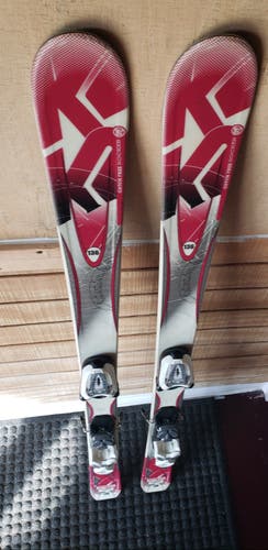 136cm GIRLS Skis K2 AMP JSL 12 w/MARKER MOD 4.5 YOUTH BINDINGS *USED* CLEANED*READY TO USE