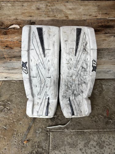 White 30" Junior Brian's Netzero Goalie Leg Pads