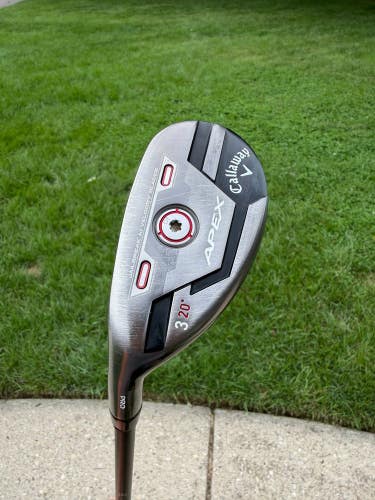 Callaway Apex Pro 21 3 Hybrid 20 MMT 80 Stiff Flex Lefty 39.75" NICE