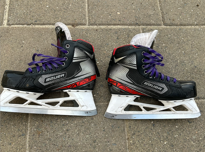 Bauer Vapor X2.7 Hockey Goalie Skates Regular Width 8 (Used)