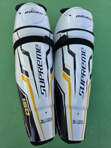Senior Bauer Supreme 150 Shin Pads 16" (Used)