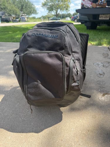 DeMarini Baseball Softball Bat Pack Backpack w/ Cleat Compartment - Black