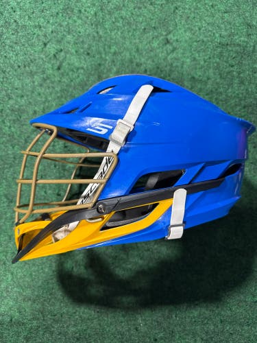 Blue & Yellow Adult Cascade S Helmet (Used) | OSFM