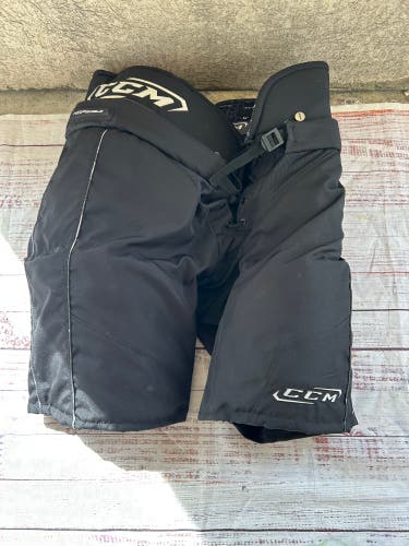 Black Senior XL CCM U+ Pro Hockey Pants (Used)
