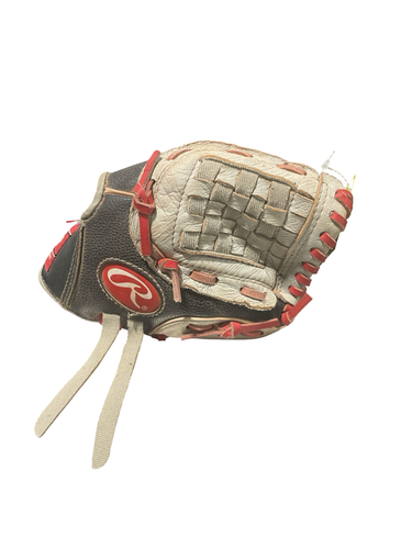Used Rawlings 9.5IN TBALL BB/SB Glove RH Throw Grey 9 1/2" 11834-S000057584